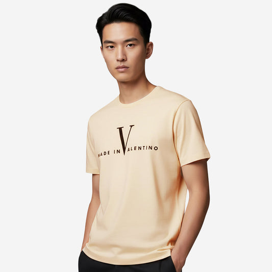 Valentino Garavani Made In Valentino Print Cotton T-Shirt