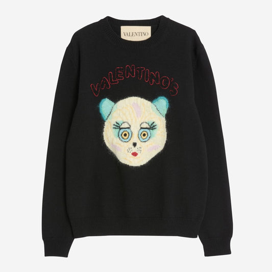 Valentino Garavani Le Chat De La Maison Patch Knitwear