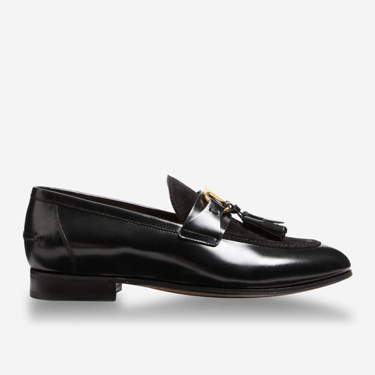 Valentino Garavani Vaniteux Calfskin And Split Leather Loafer