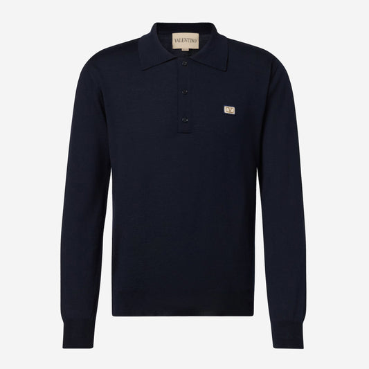 Valentino Garavani VLogo Patch Wool Knitwear