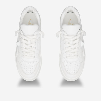 Valentino Garavani One Stud Xl Nappa Leather Low-Top Sneaker