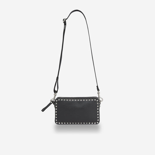 Valentino Garavani Grainy Calfskin Rockstud Cross Body Bag