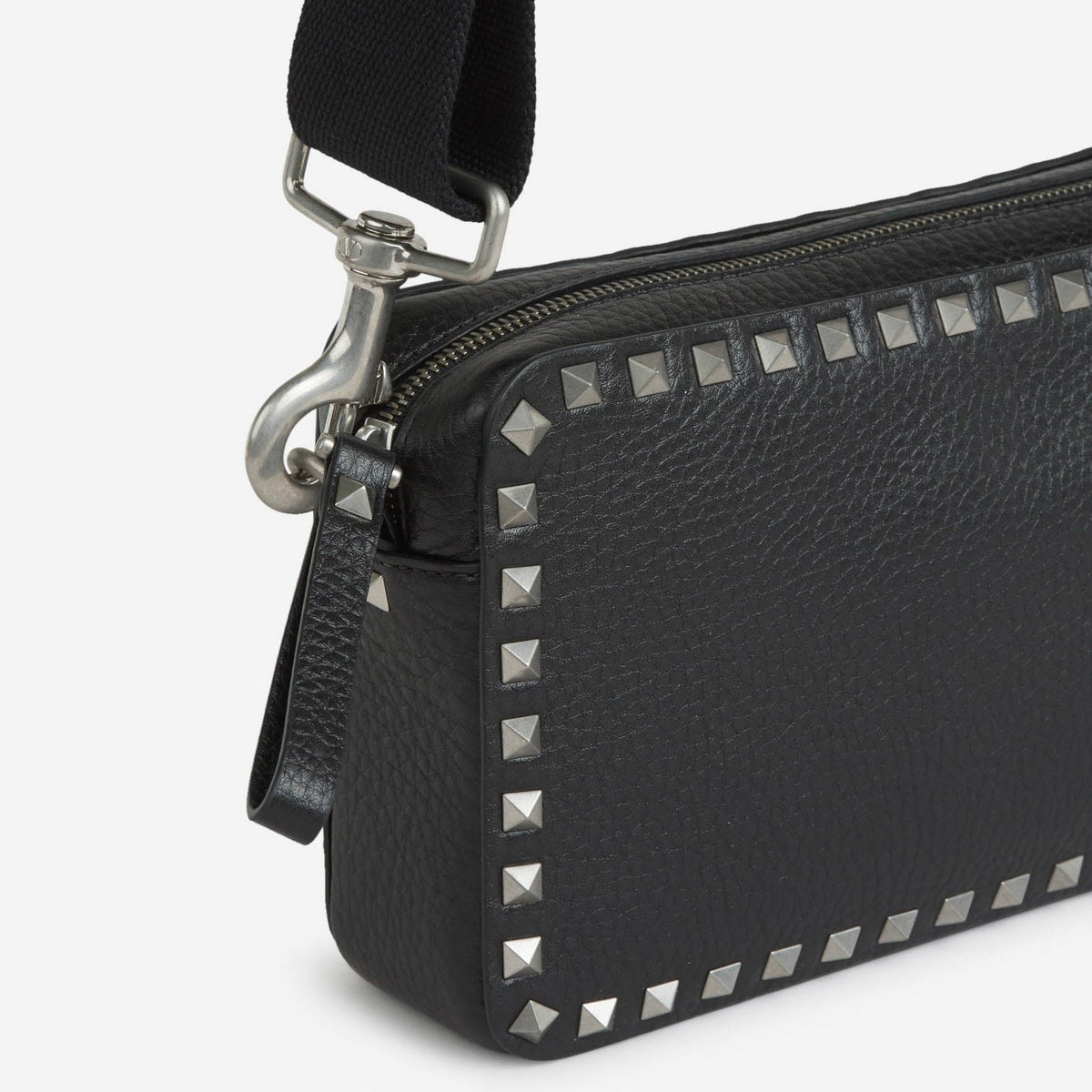 Valentino Garavani Grainy Calfskin Rockstud Cross Body Bag