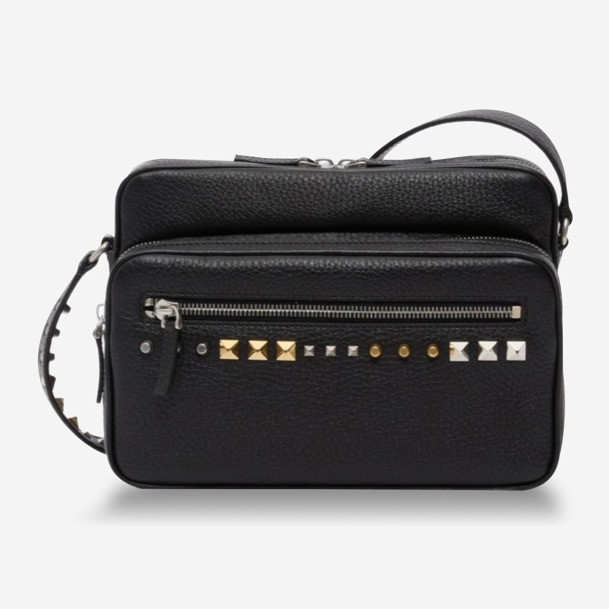 Valentino Garavani Rockstud Calfskin Shoulder Bag