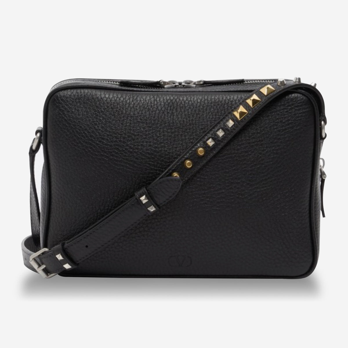 Valentino Garavani Rockstud Calfskin Shoulder Bag