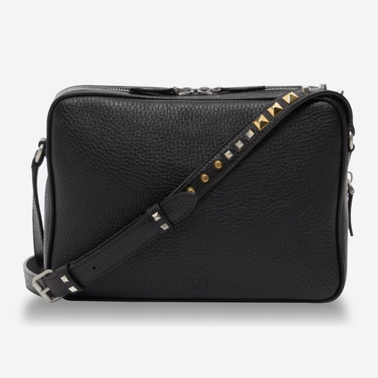 Valentino Garavani Rockstud Calfskin Shoulder Bag
