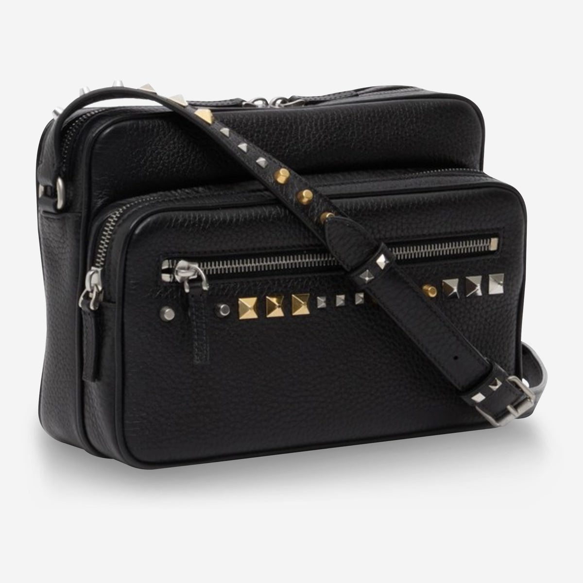 Valentino Garavani Rockstud Calfskin Shoulder Bag