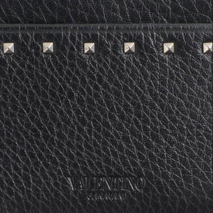 Valentino Garavani Rockstud Grainy Calfskin Cardholder