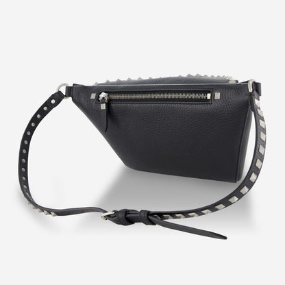 Valentino Garavani Grainy Calfskin Rockstud Belt Bag