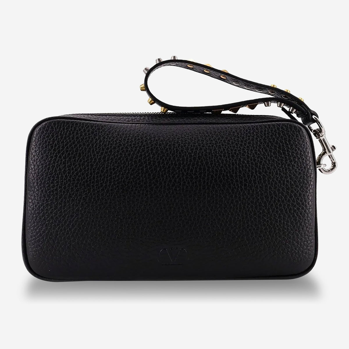 Valentino Garavani Rockstud Zip Clutch Bag