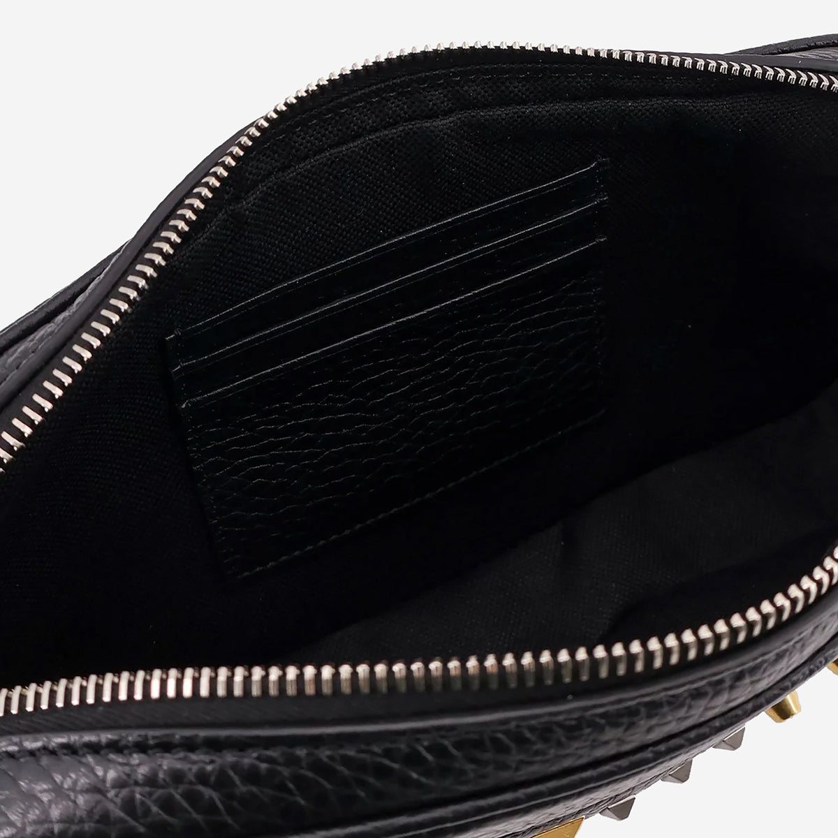 Valentino Garavani Rockstud Zip Clutch Bag