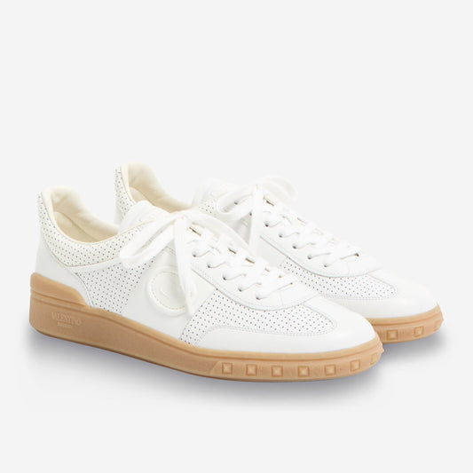 Valentino Garavani Upvillage Low-Top Perforated Nappa Leather Sneaker