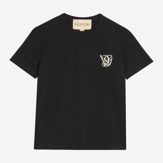 Valentino Garavani VG Patch Cotton T-Shirt