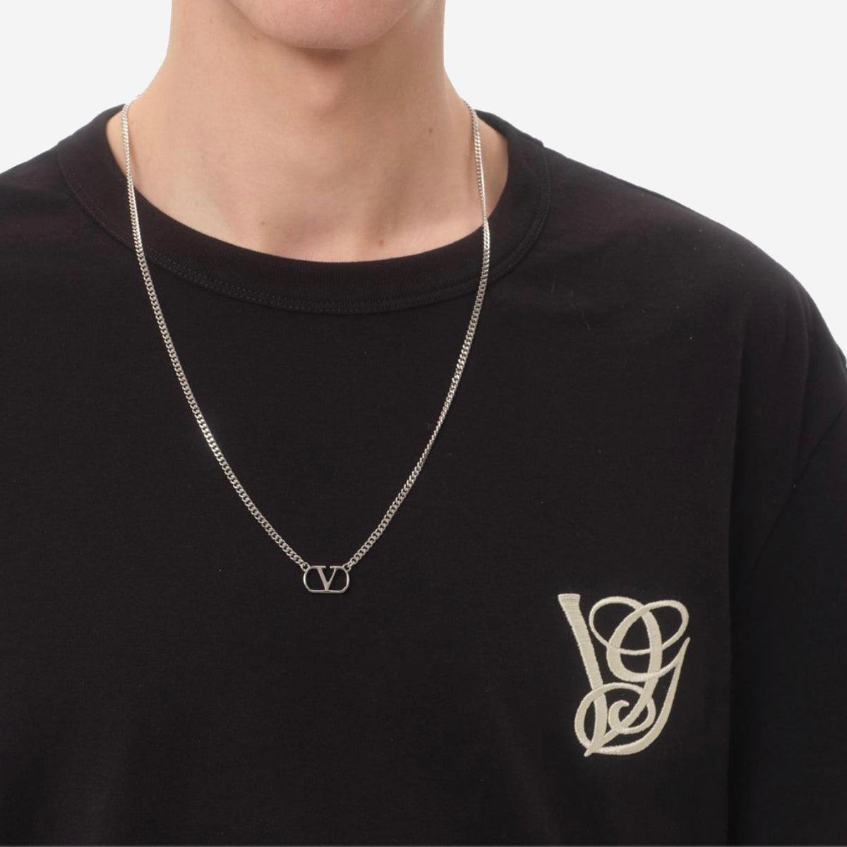 Valentino Garavani VG Patch Cotton T-Shirt