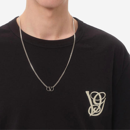 Valentino Garavani VG Patch Cotton T-Shirt