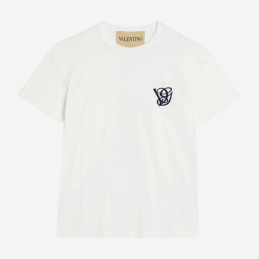 Valentino Garavani VG Patch Cotton T-Shirt