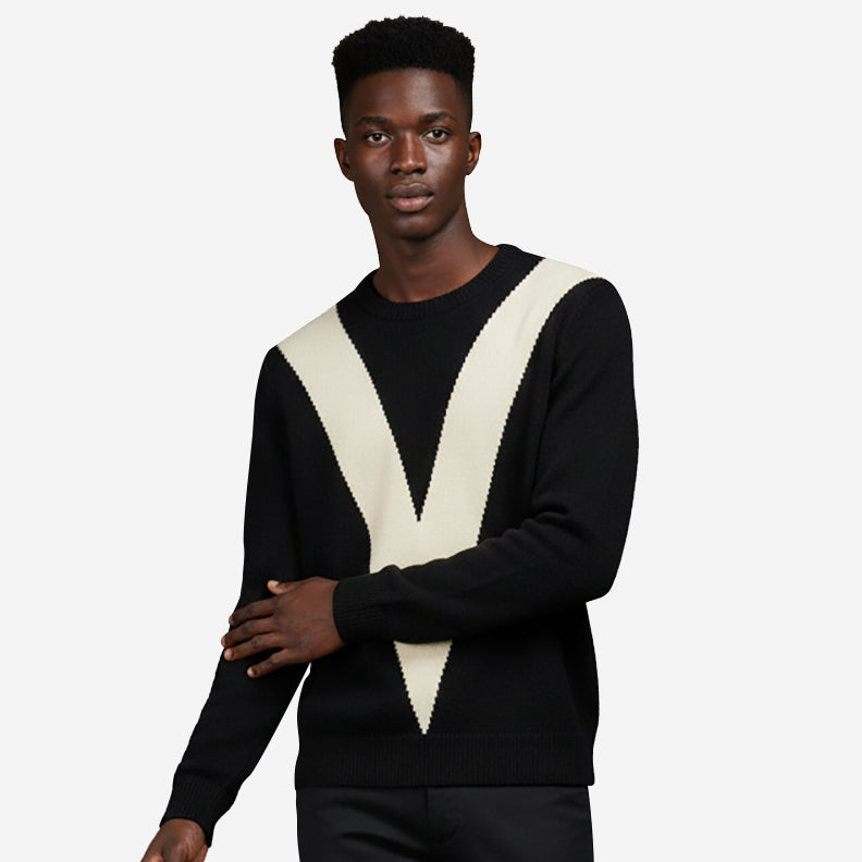 Valentino Garavani Inlaid V Wool Knitwear