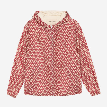 Valentino Garavani Toute La V Print Nylon Jacket