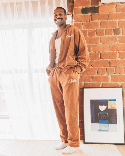 CORTEIZ Velour Set - Brown