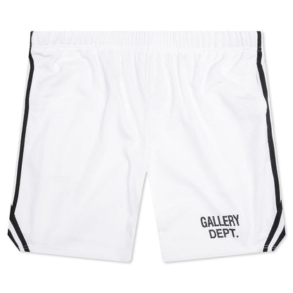 Venice Court Shorts - White/Black