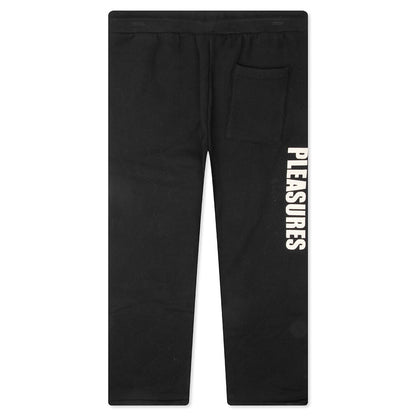 Wave Quilted Easy Pants - Black