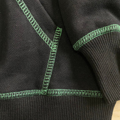 CORTEIZ Alcatraz Hoodie - Black/Green