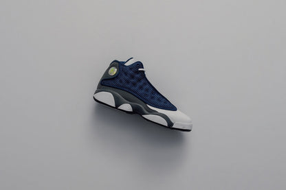 Air Jordan 13 Retro (PS) "Flint Grey" - Navy/University Blue