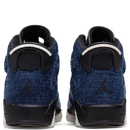Air Jordan 6 Retro (GS) - Washed Denim/Black/Sail