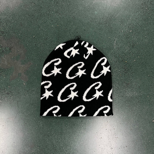 CORTEIZ C-Starz Monogram Beanie - Black