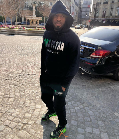 Trapstar Chenille Decoded Tracksuit - Black/Grey