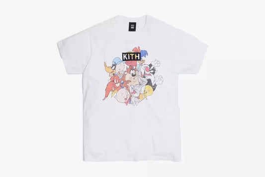 KITH X LOONEY TUNES MERRIE MELODIES VINTAGE TEE