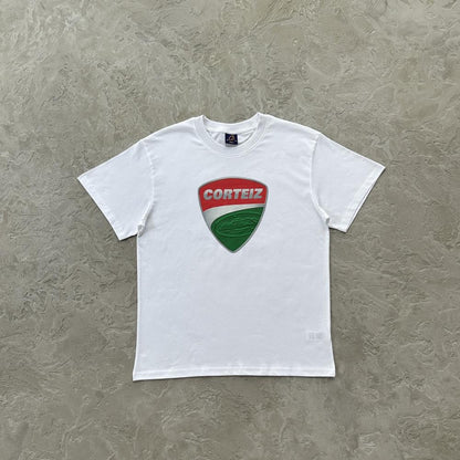 CORTEIZ Shield T-Shirt - Black/White