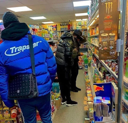 Trapstar Hyperdrive Puffer Jacket - Blue