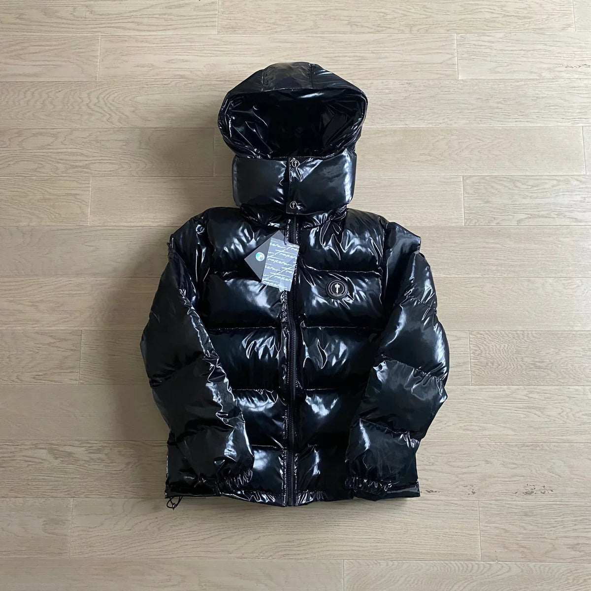 Trapstar Irongate Arch Puffer Jacket - Glossy Black