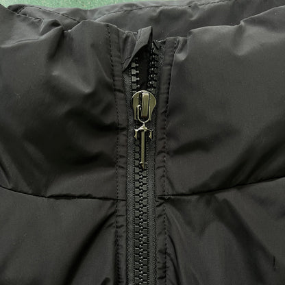 Trapstar Detachable Hooded Puffer Jacket - Black/Red