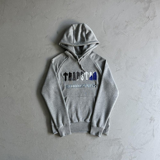 Trapstar Chenille Decoded 2.0 Tracksuit - Grey/Blue