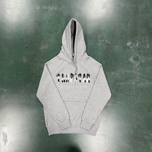 Trapstar Chenille Decoded Camo Logo Tracksuit - Grey/Black