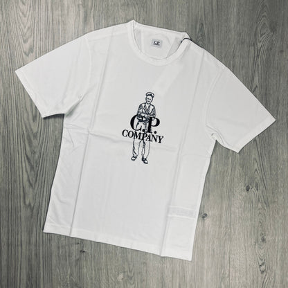 CP Company Sailor T-Shirt - White Castmark