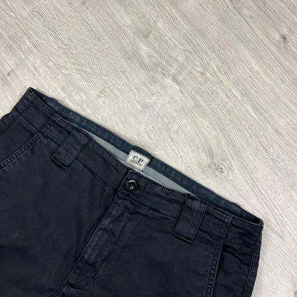 CP Company Cargo Shorts - Black Castmark