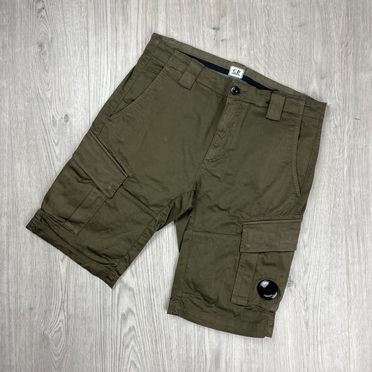 CP Company Cargo Shorts - Ivy Green Castmark