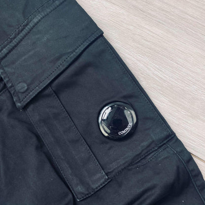CP Company Cargo Trousers - Black Castmark