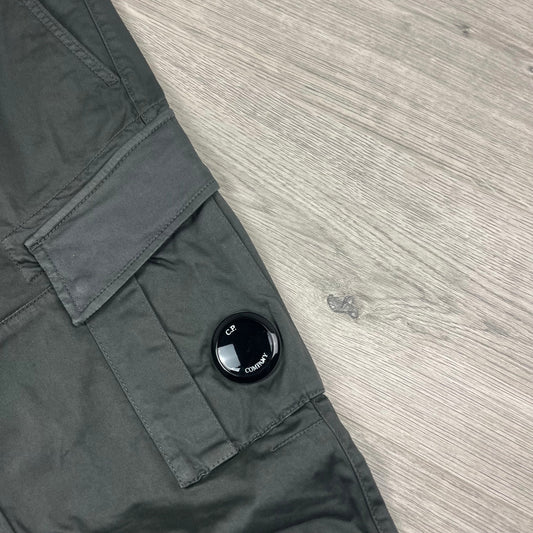 CP Company Cargo Trousers - Smoked Pearl Castmark