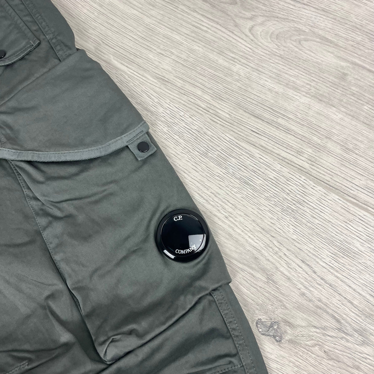 CP Company Cargo Trousers - Smoked Pearl Castmark