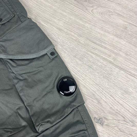 CP Company Cargo Trousers - Smoked Pearl Castmark