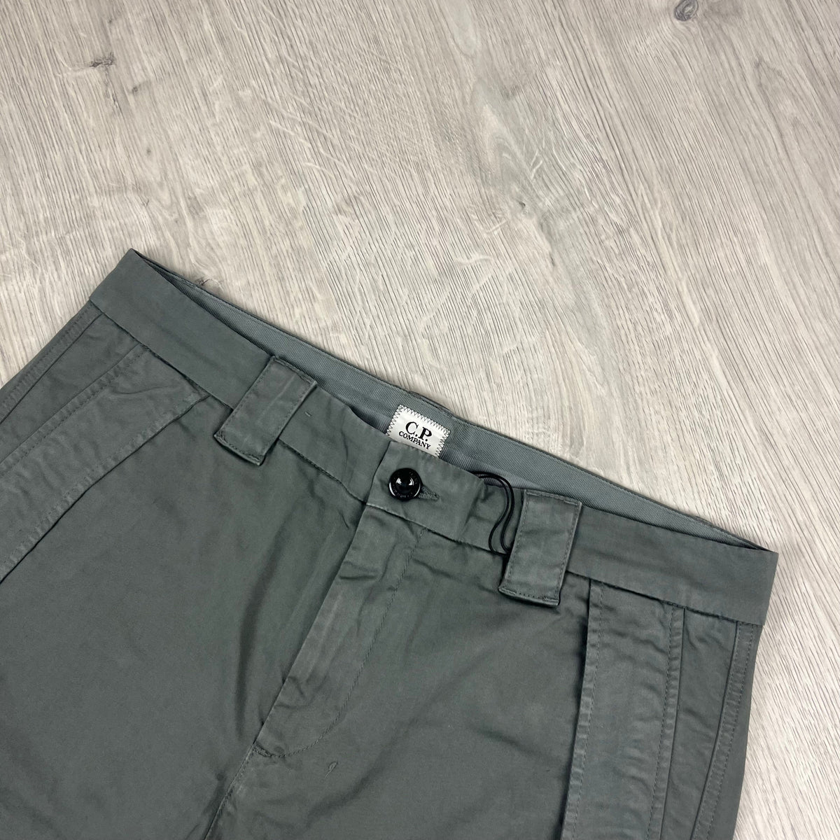 CP Company Cargo Trousers - Smoked Pearl Castmark