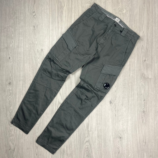 CP Company Cargo Trousers - Smoked Pearl Castmark