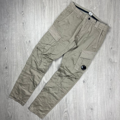 CP Company Cargo Trousers - Vintage Khaki Castmark