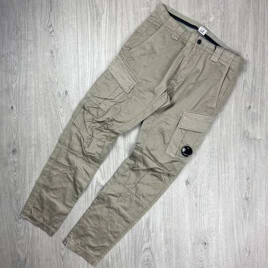 CP Company Cargo Trousers - Vintage Khaki Castmark