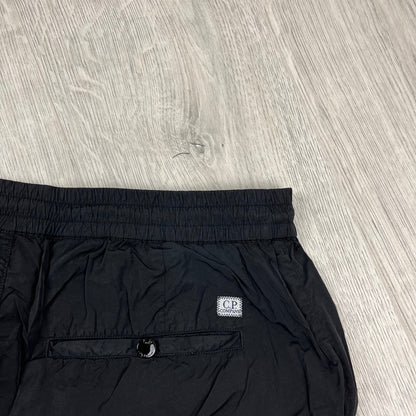 CP Company Chrome Cargo Trousers - Black Castmark