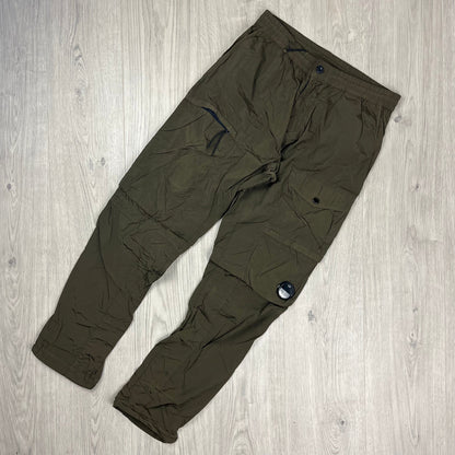 CP Company Chrome Cargo Trousers - Ivy Green Castmark